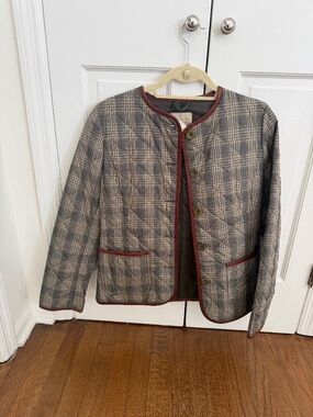 Beretta quilted plaid jacket